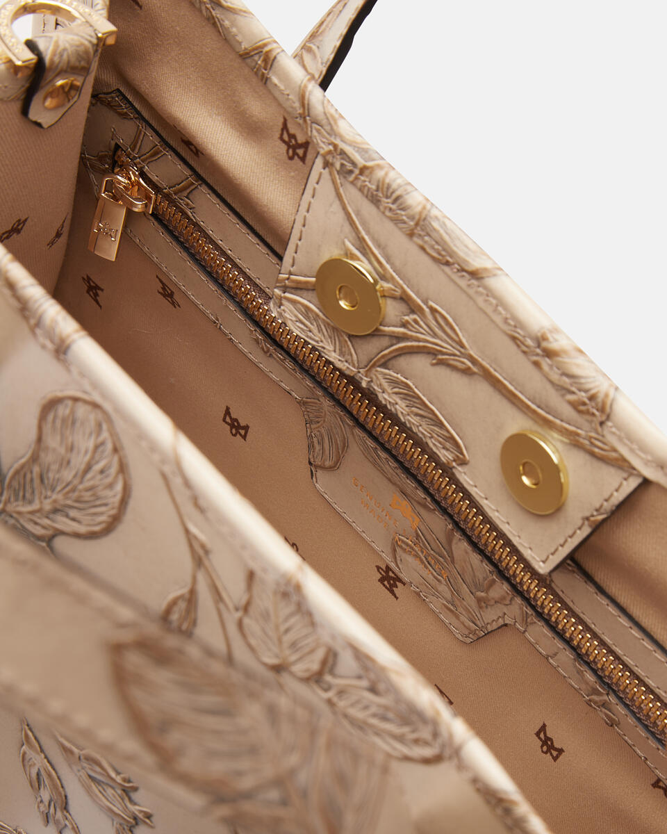 TOTE BAG Taupe  - Tote Bags - Women's Bags - Bags - Cuoieria Fiorentina