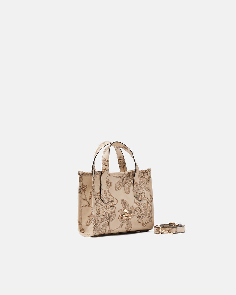MINI TOTE BAG Taupe  - Tote Bags - Women's Bags - Bags - Cuoieria Fiorentina