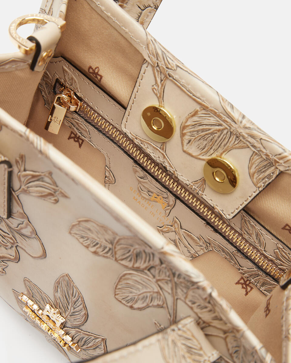 MINI TOTE BAG Taupe  - Tote Bags - Women's Bags - Bags - Cuoieria Fiorentina