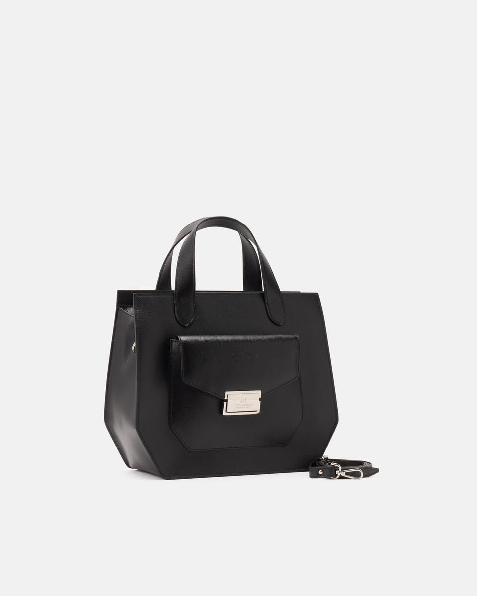 TOTE BAG Black  - Tote Bags - Women's Bags - Bags - Cuoieria Fiorentina