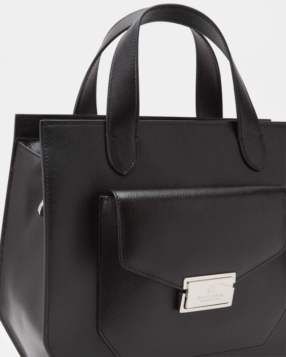 TOTE BAG Black  - Tote Bags - Women's Bags - Bags - Cuoieria Fiorentina