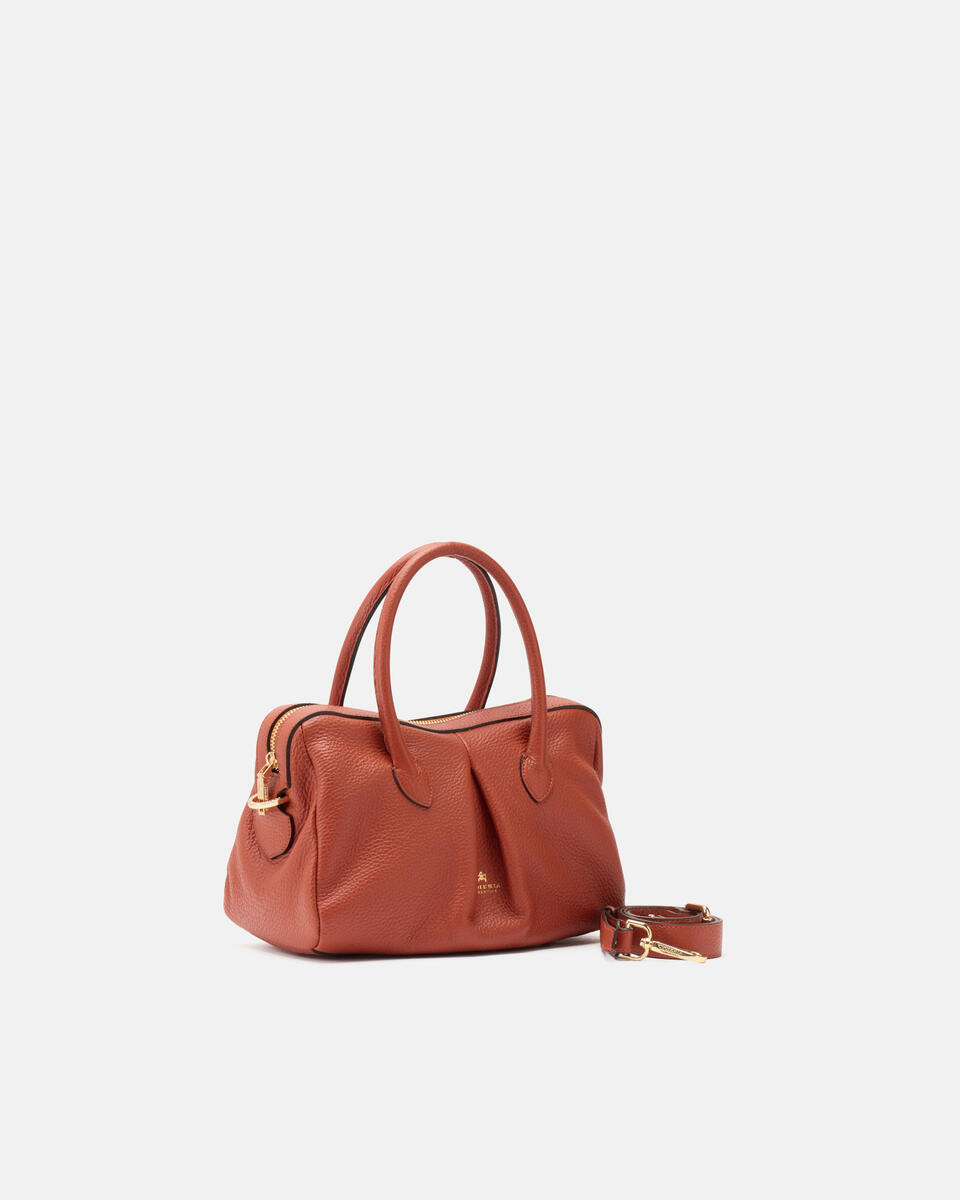 SMALL TOTE BAG Brick  - Tote Bags - Women's Bags - Bags - Cuoieria Fiorentina