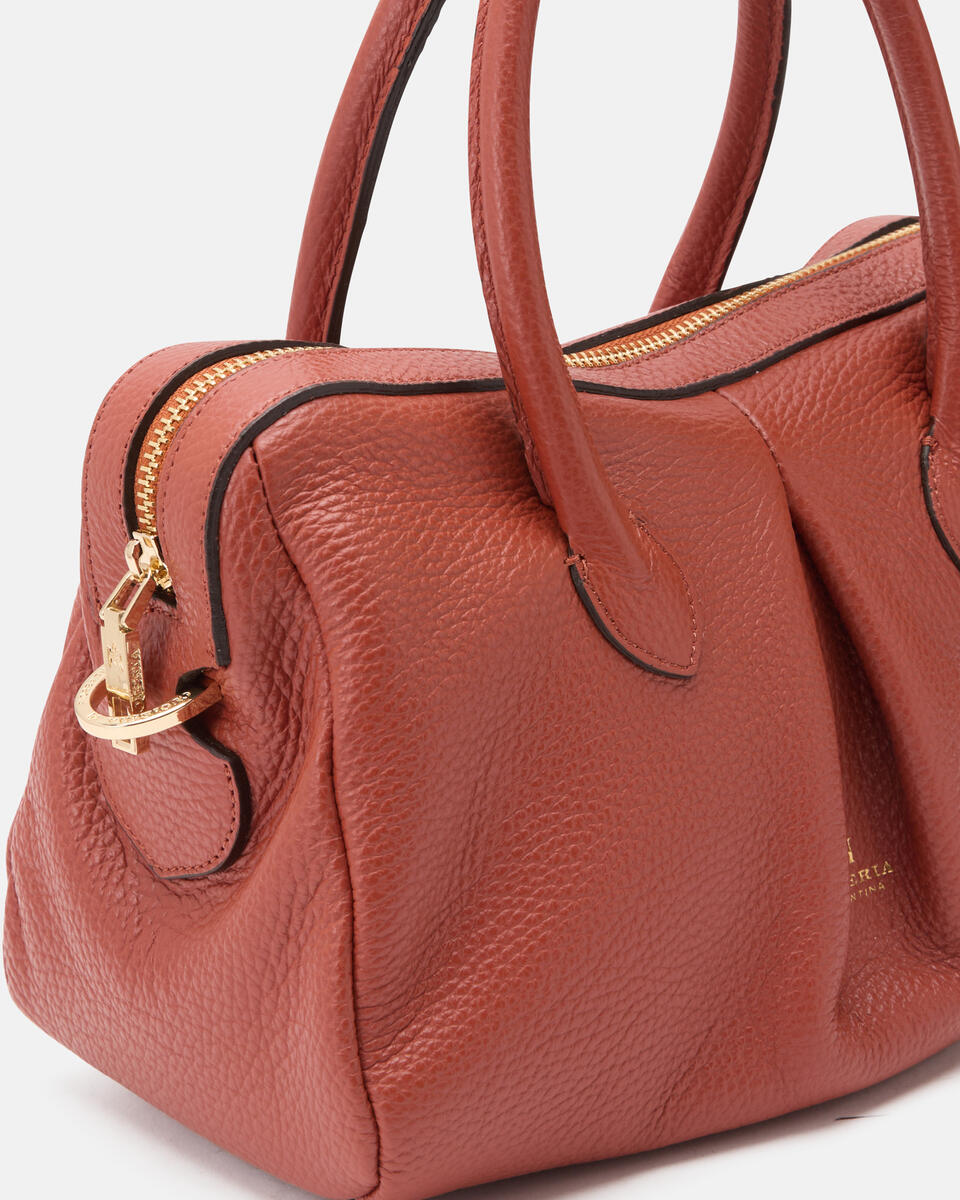 SMALL TOTE BAG Brick  - Tote Bags - Women's Bags - Bags - Cuoieria Fiorentina