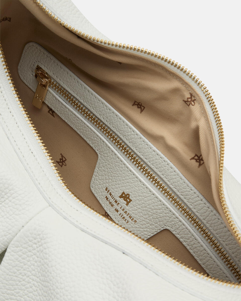 HOBO BAG White  - Bags - Special Price - Cuoieria Fiorentina