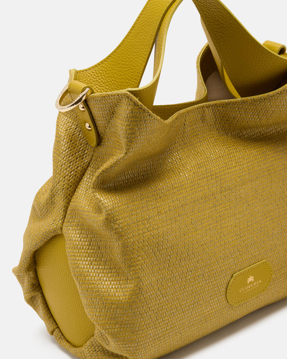 TOTE BAG Acid green  - Bags - Special Price - Cuoieria Fiorentina