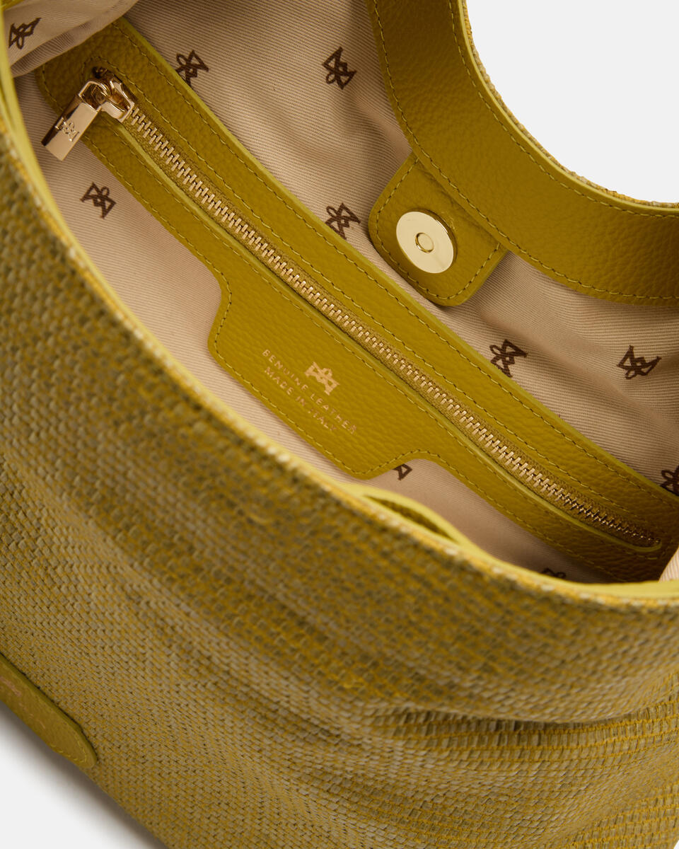 TOTE BAG Acid green  - Bags - Special Price - Cuoieria Fiorentina