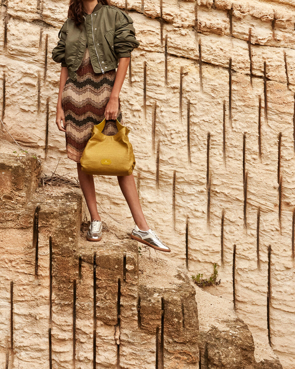 TOTE BAG Acid green  - Bags - Special Price - Cuoieria Fiorentina