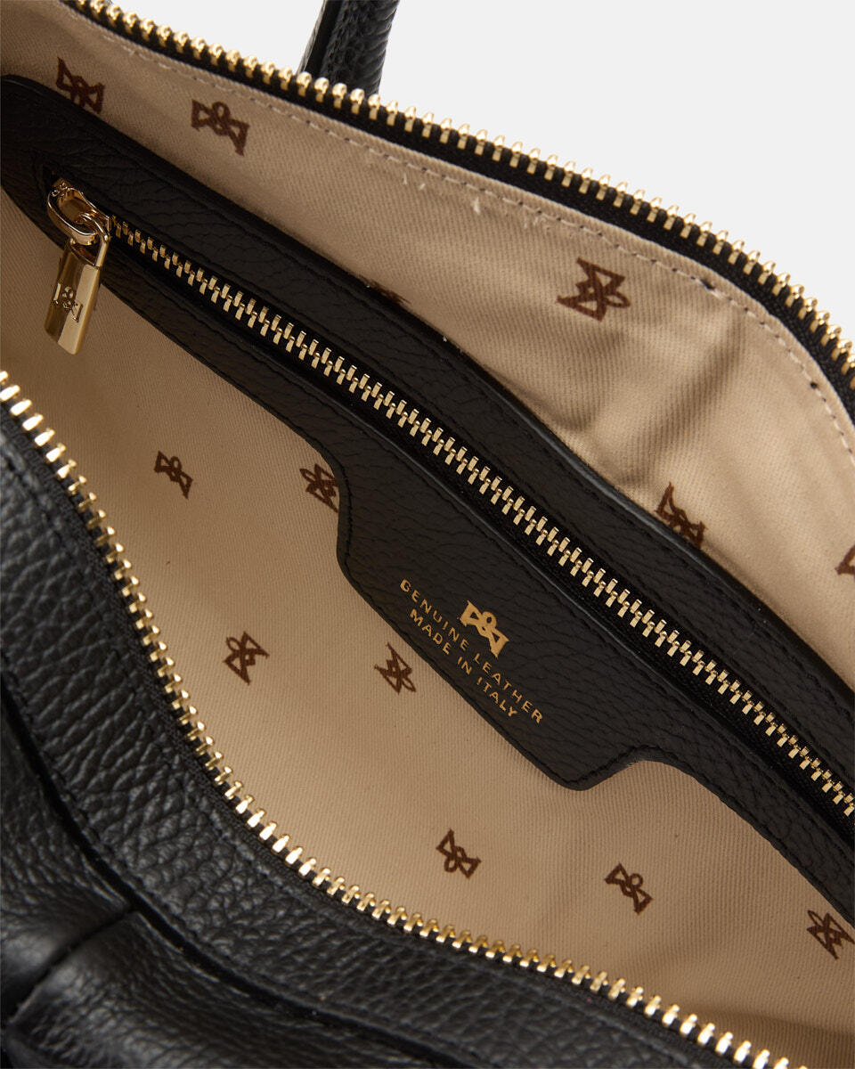 TOTE BAG Black  - Tote Bags - Women's Bags - Bags - Cuoieria Fiorentina