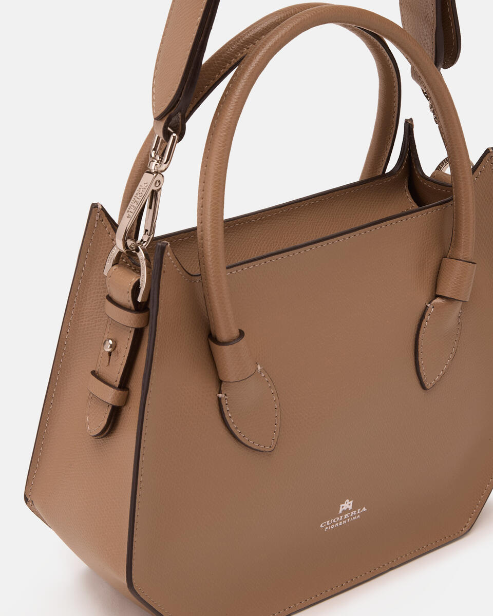 SMALL TOTE BAG Desert  - Tote Bags - Women's Bags - Bags - Cuoieria Fiorentina