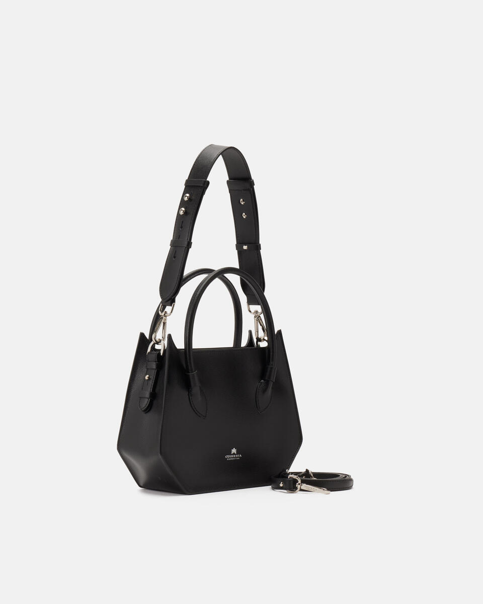 SMALL TOTE BAG Black  - Tote Bags - Women's Bags - Bags - Cuoieria Fiorentina