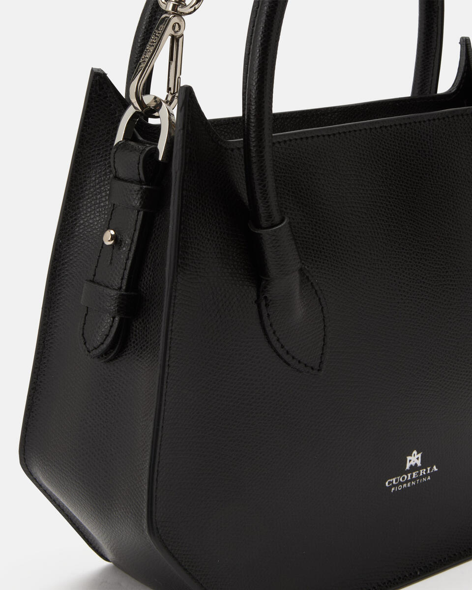 SMALL TOTE BAG Black  - Tote Bags - Women's Bags - Bags - Cuoieria Fiorentina
