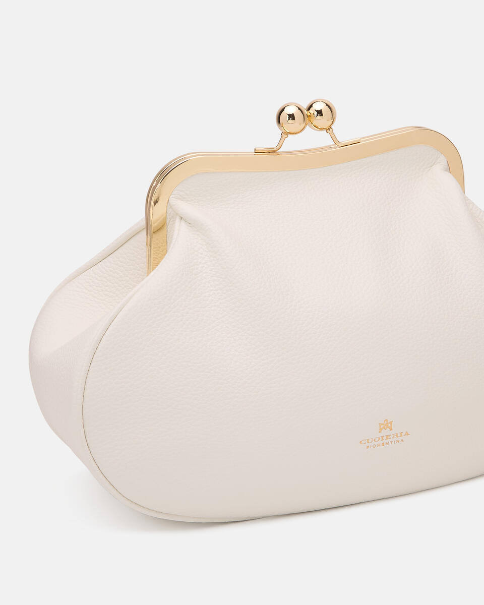 clutch White  - Clutch Bags - Women's Bags - Bags - Cuoieria Fiorentina