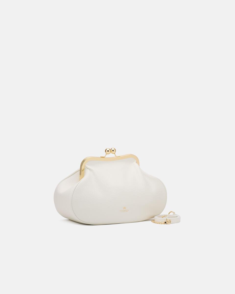 clutch White  - Clutch Bags - Women's Bags - Bags - Cuoieria Fiorentina