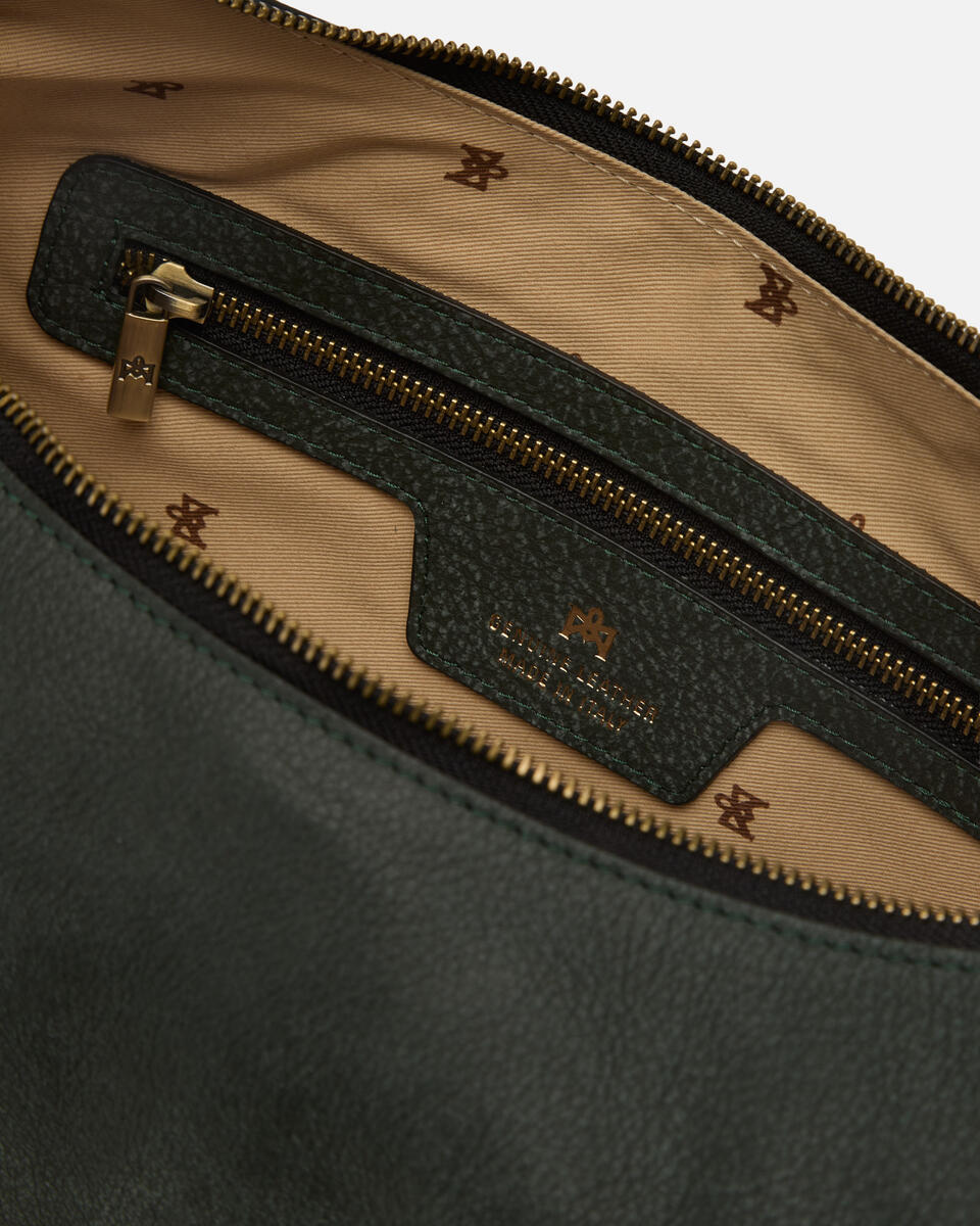 Eva soft large hobo Nabuck Muschio  - Cuoieria Fiorentina