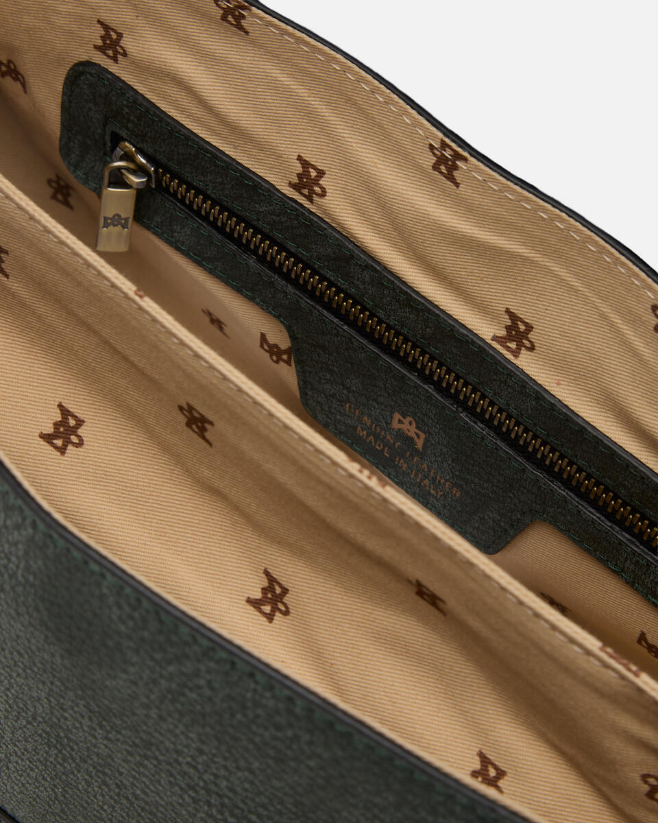LARGE FLAP BAG Moss  - Messenger Bags - Women's Bags - Bags - Cuoieria Fiorentina