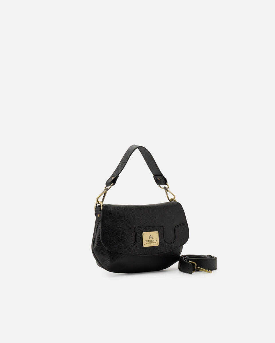 FLAP BAG Black  - Messenger Bags - Women's Bags - Bags - Cuoieria Fiorentina