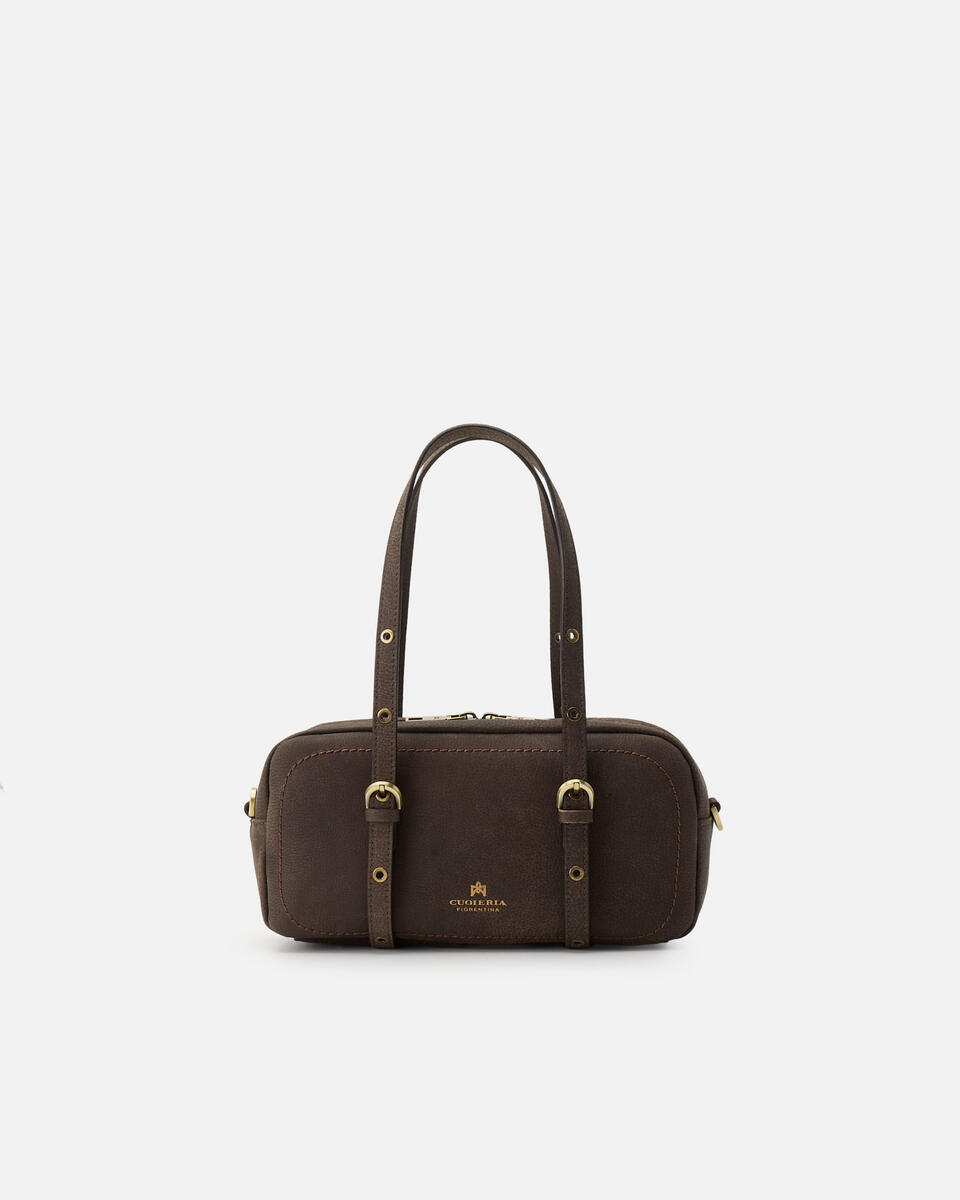 DUFFLE BAG Chocolate  - Shoulder Bags - Women's Bags - Bags - Cuoieria Fiorentina