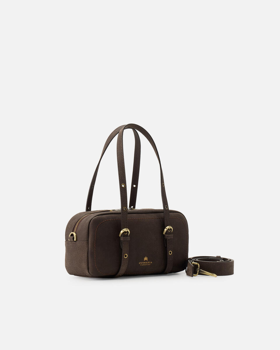 DUFFLE BAG Chocolate  - Shoulder Bags - Women's Bags - Bags - Cuoieria Fiorentina