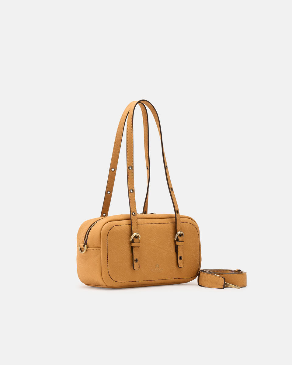 DUFFLE BAG Curry  - Shoulder Bags - Women's Bags - Bags - Cuoieria Fiorentina