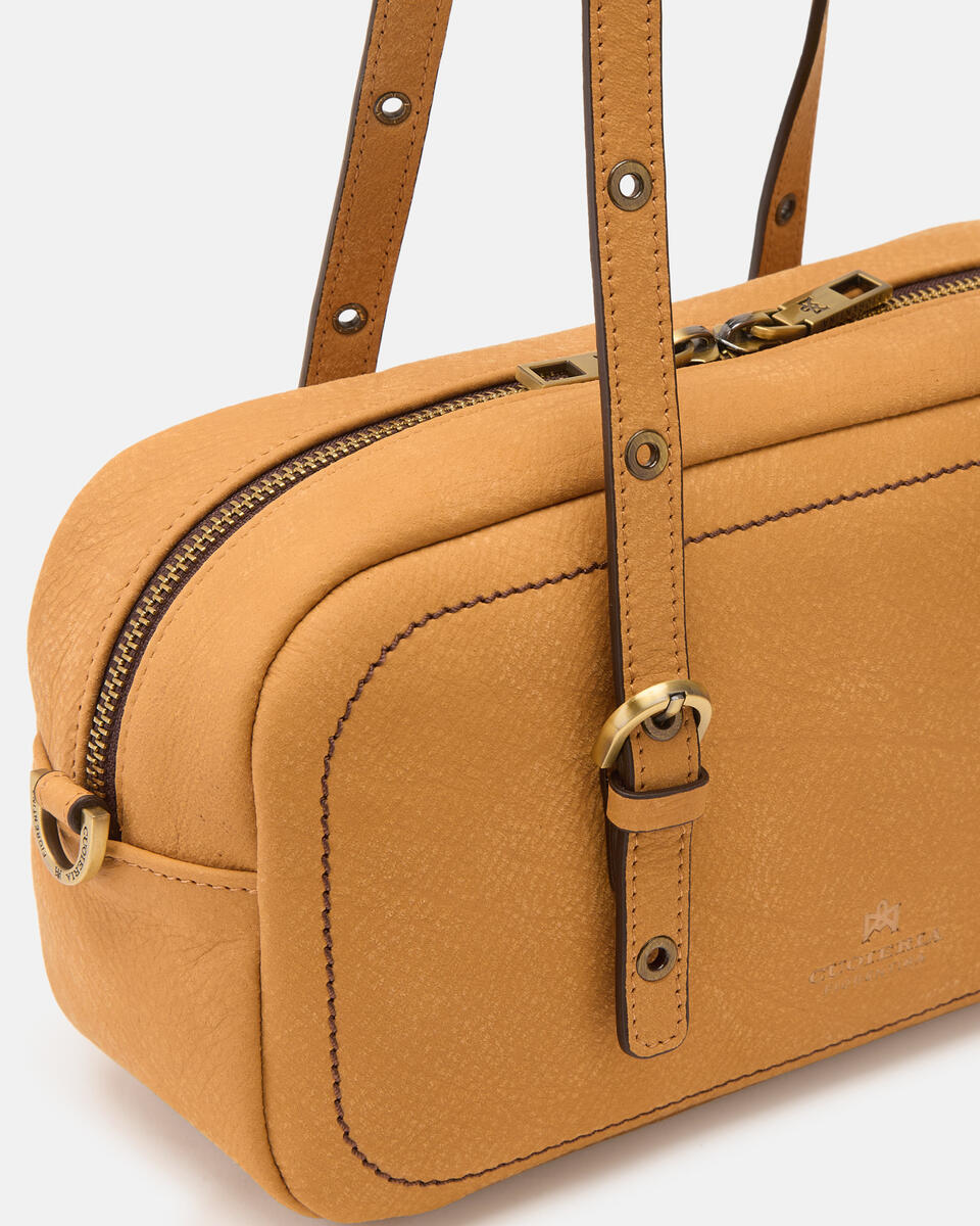 DUFFLE BAG Curry  - Shoulder Bags - Women's Bags - Bags - Cuoieria Fiorentina