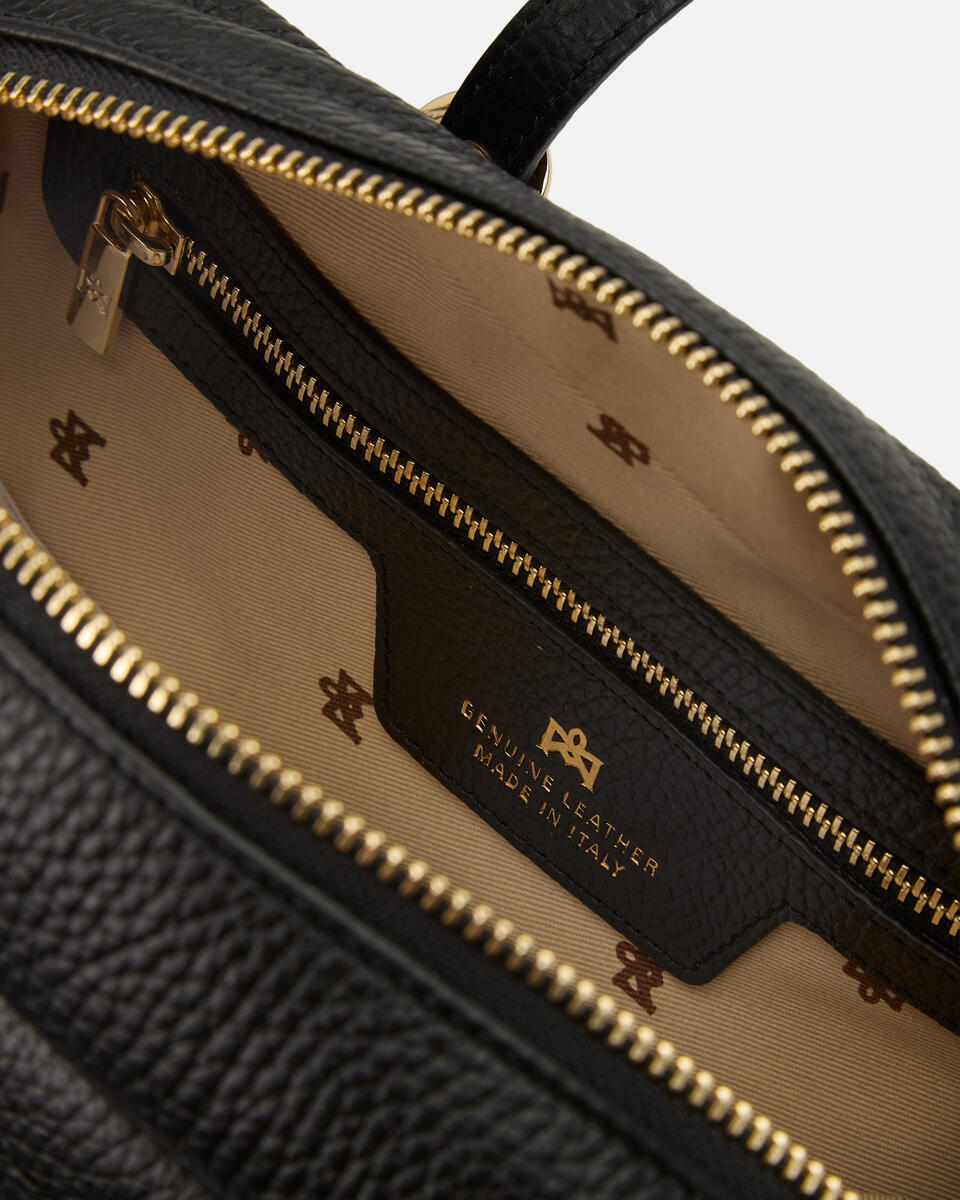Eva soft duffle Nero  - Borse A Spalla - Borse Donna - Borse - Cuoieria Fiorentina