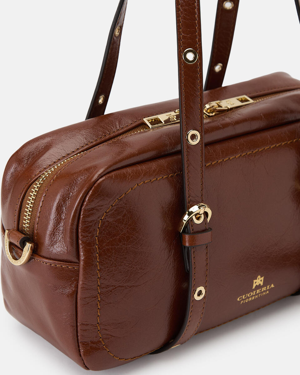 DUFFLE BAG Caramel  - Shoulder Bags - Women's Bags - Bags - Cuoieria Fiorentina