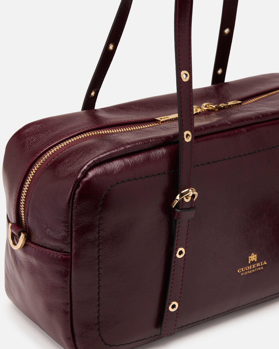 Eva soft large duffle Vintage Amarena  - Borse A Spalla - Borse Donna - Borse - Cuoieria Fiorentina