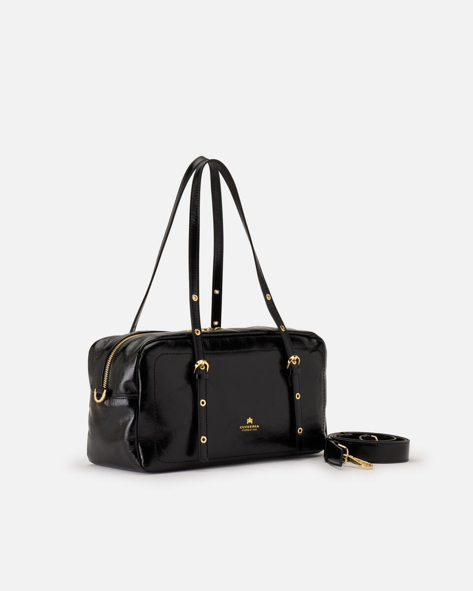 LARGE DUFFLE BAG Black  - Shoulder Bags - Women's Bags - Bags - Cuoieria Fiorentina