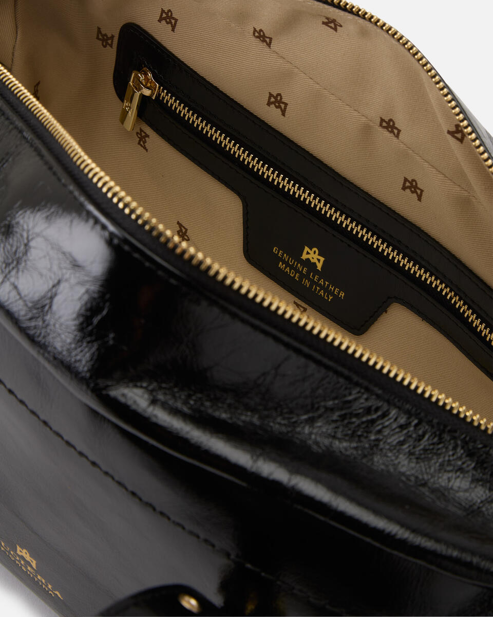 LARGE DUFFLE BAG Black  - Shoulder Bags - Women's Bags - Bags - Cuoieria Fiorentina