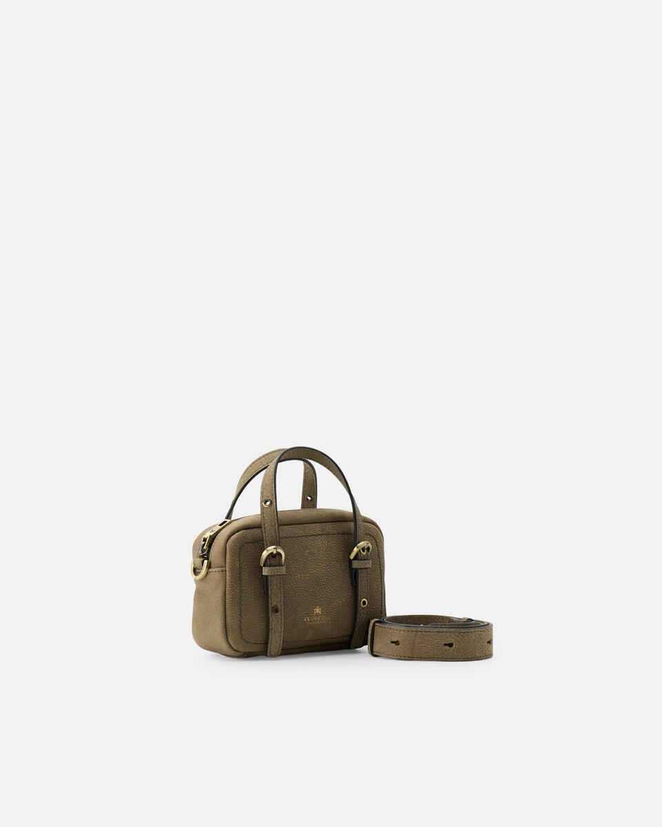 MINI DUFFLE BAG Forest green   - Mini Bags - Women's Bags - Bags - Cuoieria Fiorentina