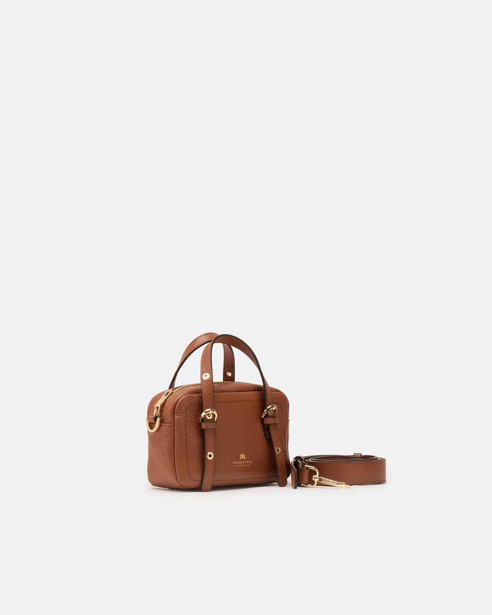 MINI DUFFLE BAG Caramel  - Mini Bags - Women's Bags - Bags - Cuoieria Fiorentina