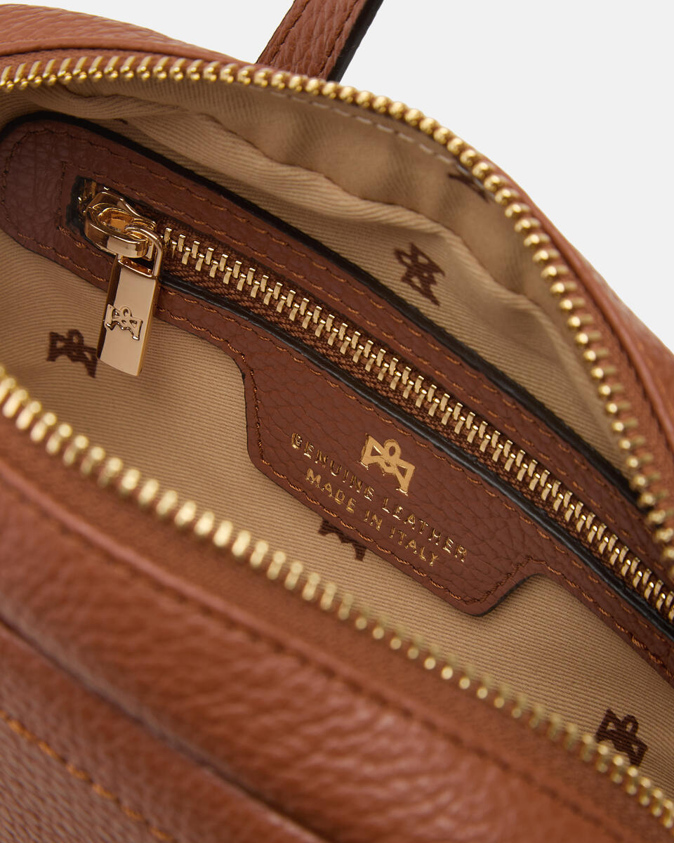 MINI DUFFLE BAG Caramel  - Mini Bags - Women's Bags - Bags - Cuoieria Fiorentina
