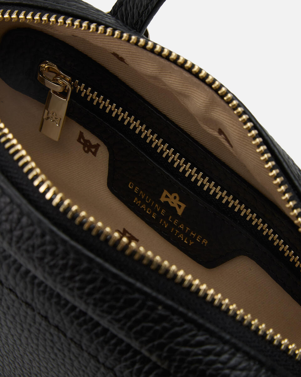 MINI DUFFLE BAG Black  - Mini Bags - Women's Bags - Bags - Cuoieria Fiorentina