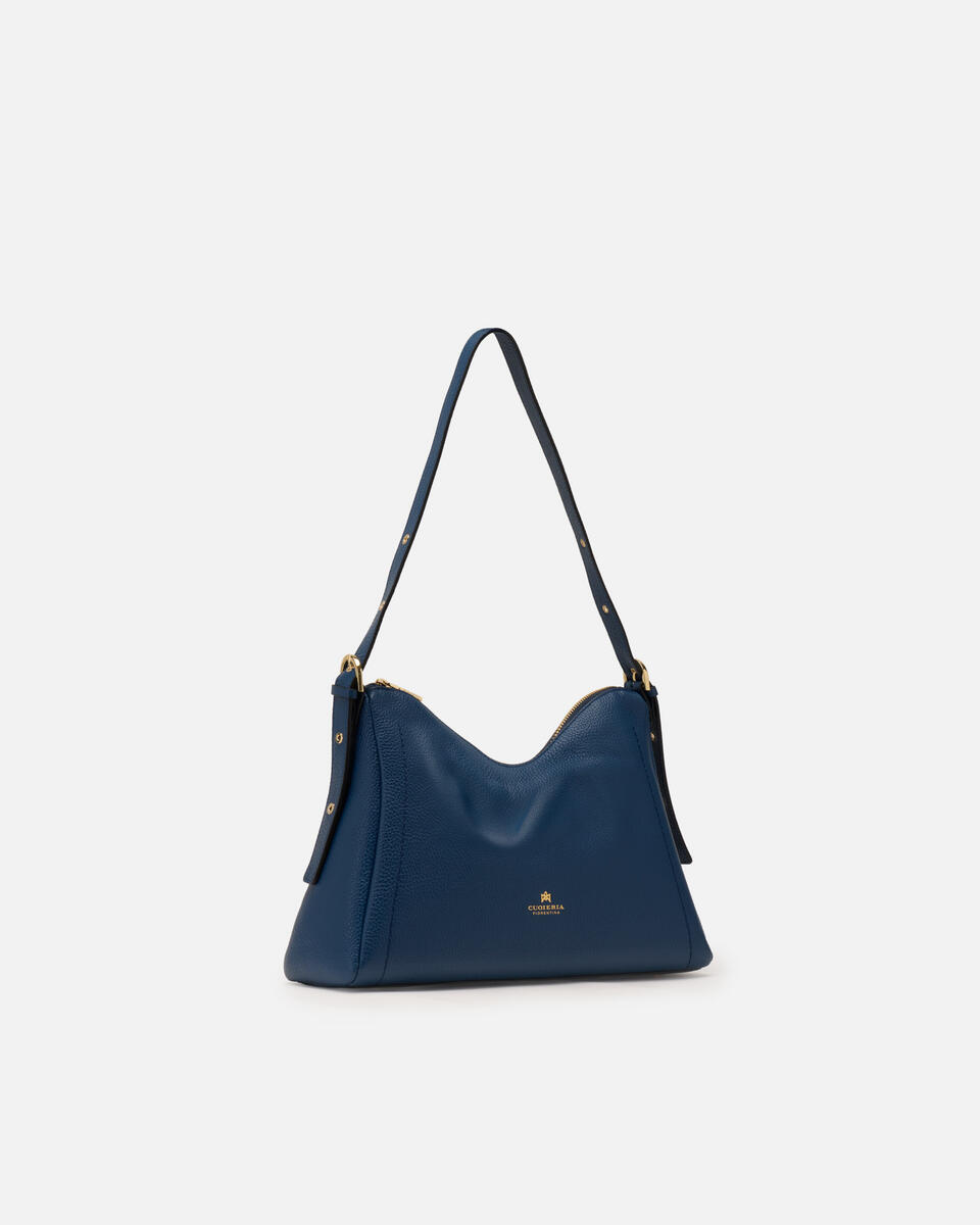 Eva soft squared hobo Oceano  - Cuoieria Fiorentina