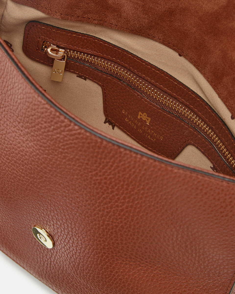 MESSENGER Caramel  - Shoulder Bags - Women's Bags - Bags - Cuoieria Fiorentina