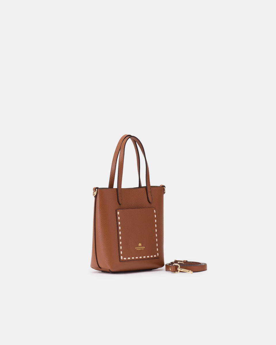 Small tote bag Caramel  - Mini Bags - Women's Bags - Bags - Cuoieria Fiorentina