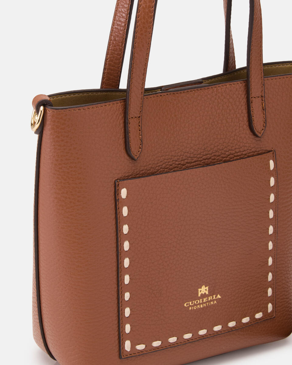Small tote bag Caramel  - Mini Bags - Women's Bags - Bags - Cuoieria Fiorentina