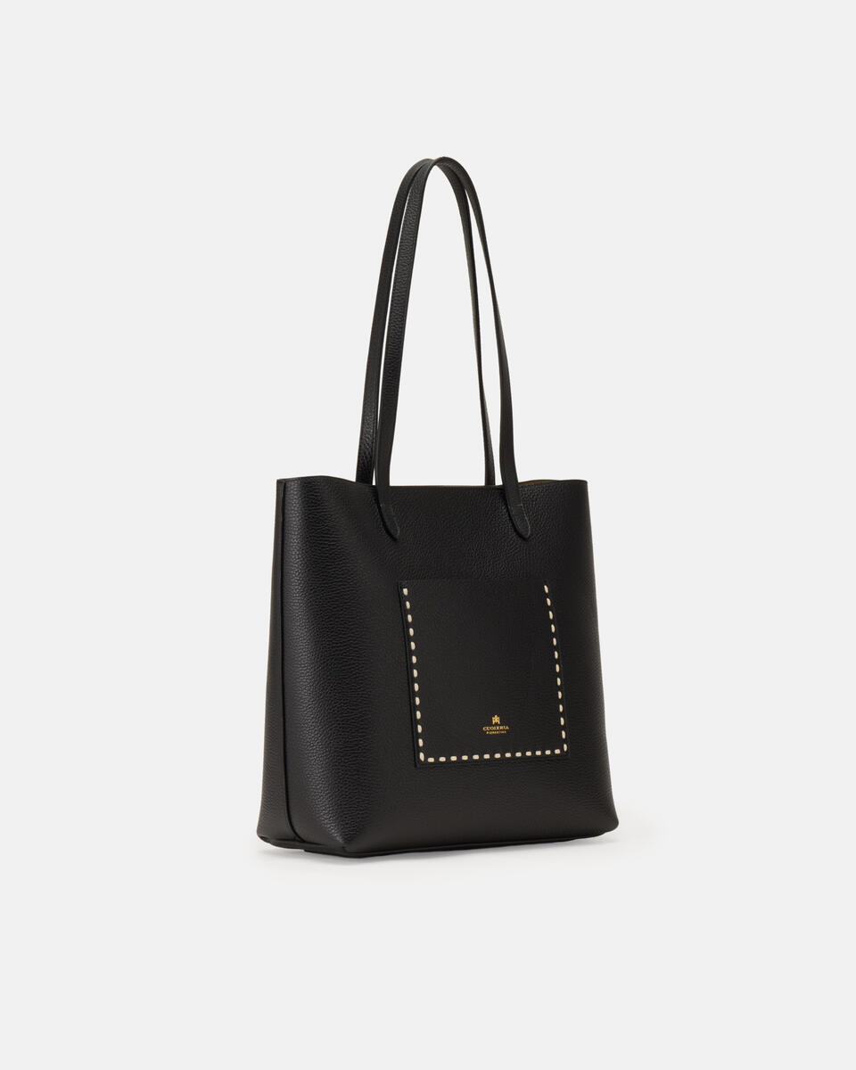 SHOPPING BAG Black  - Shopping - Women's Bags - Bags - Cuoieria Fiorentina