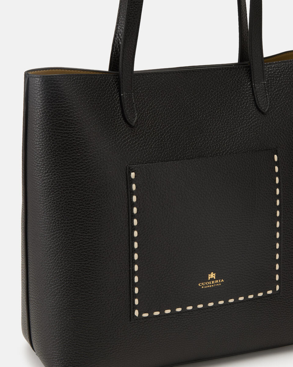 SHOPPING BAG Black  - Shopping - Women's Bags - Bags - Cuoieria Fiorentina