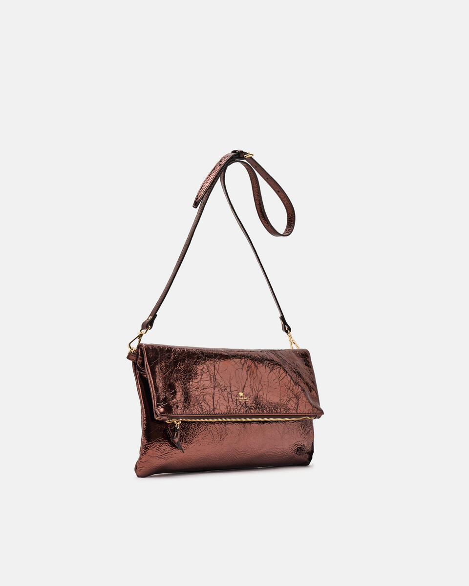 MAXI POUCH Chocolate  - Clutch Bags - Women's Bags - Bags - Cuoieria Fiorentina