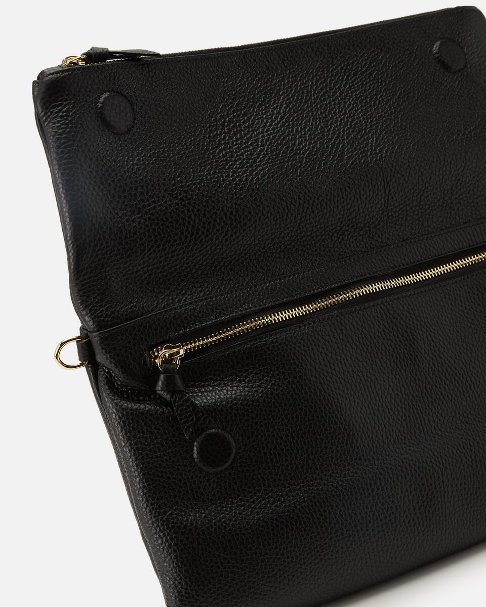 MAXI POUCH Black  - Clutch Bags - Women's Bags - Bags - Cuoieria Fiorentina