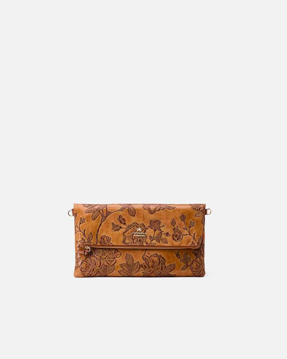 MAXI POUCH Beige  - Clutch Bags - Women's Bags - Bags - Cuoieria Fiorentina