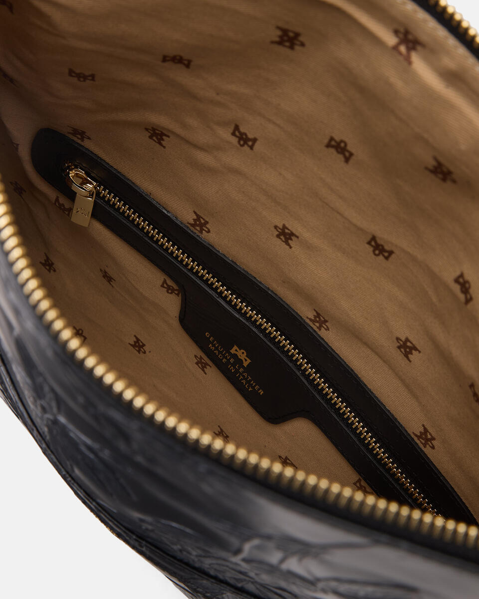 MAXI POUCH Black  - Clutch Bags - Women's Bags - Bags - Cuoieria Fiorentina