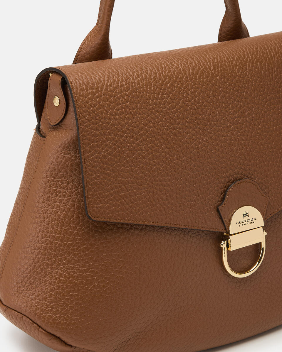FLAP BAG Caramel  - Messenger Bags - Women's Bags - Bags - Cuoieria Fiorentina