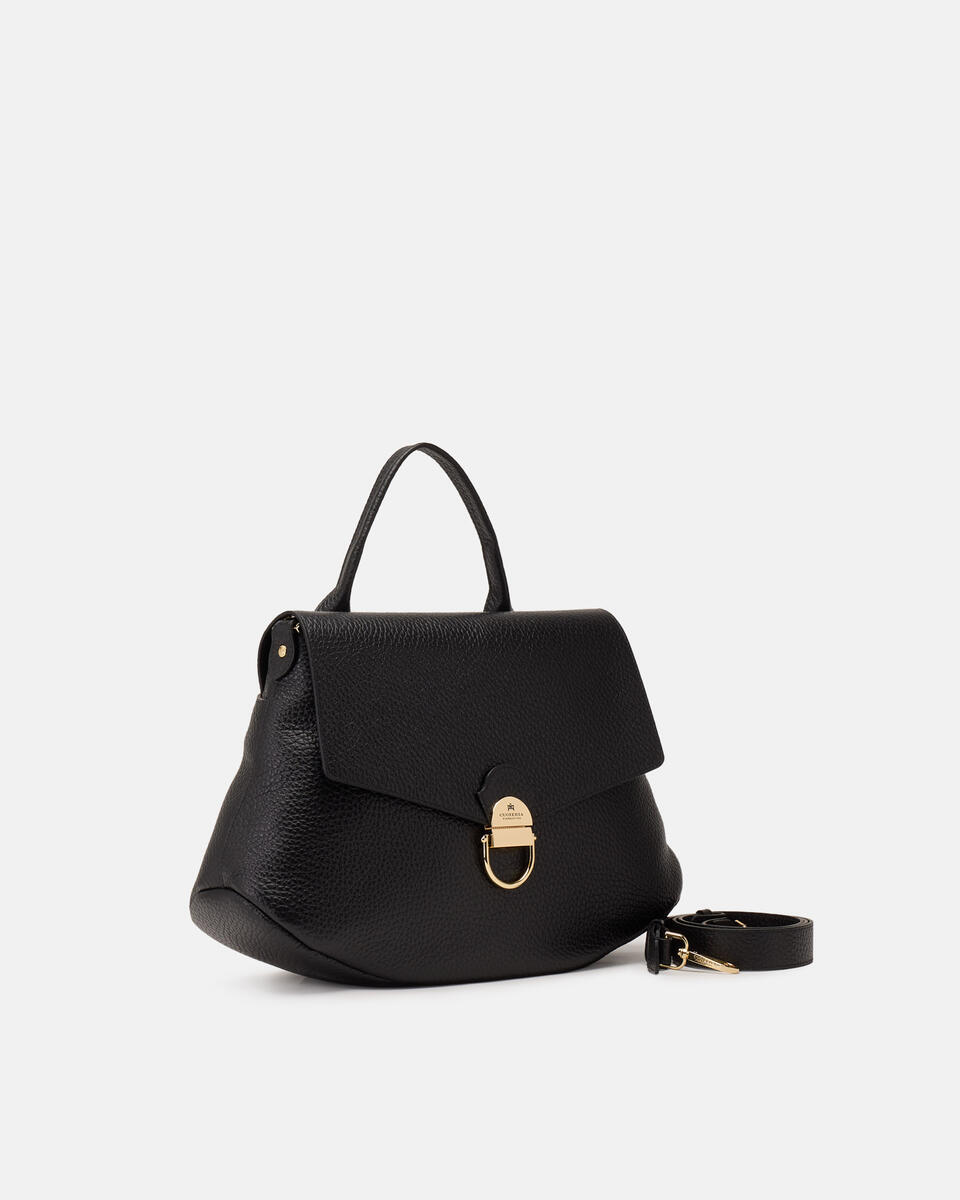 FLAP BAG Black  - Messenger Bags - Women's Bags - Bags - Cuoieria Fiorentina