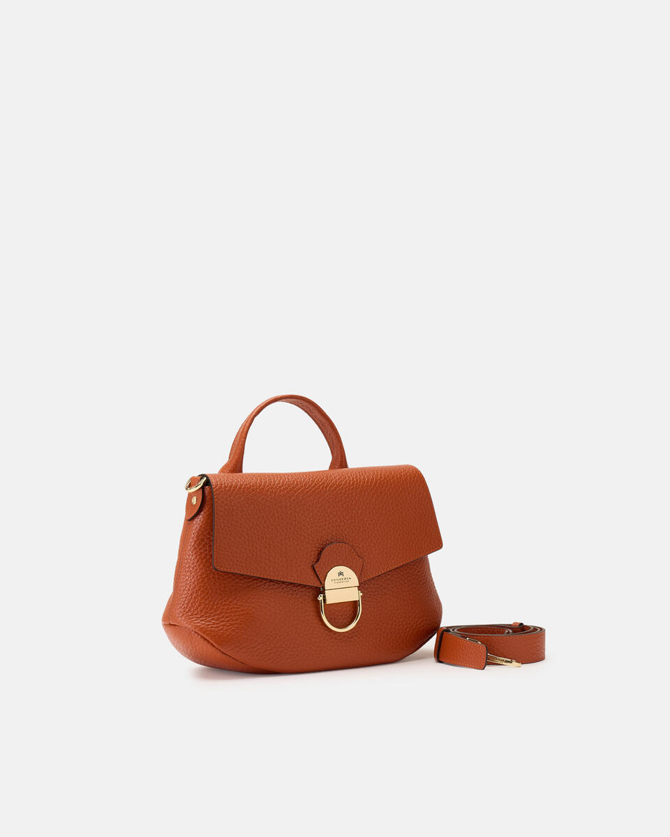 SMALL FLAP BAG Orange  - Messenger Bags - Women's Bags - Bags - Cuoieria Fiorentina