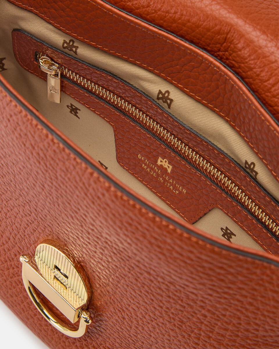 SMALL FLAP BAG Orange  - Messenger Bags - Women's Bags - Bags - Cuoieria Fiorentina