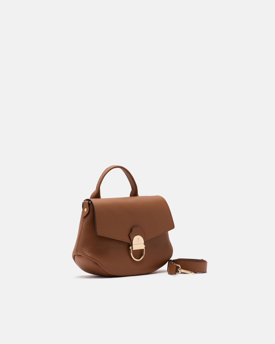 SMALL FLAP BAG Caramel  - Messenger Bags - Women's Bags - Bags - Cuoieria Fiorentina