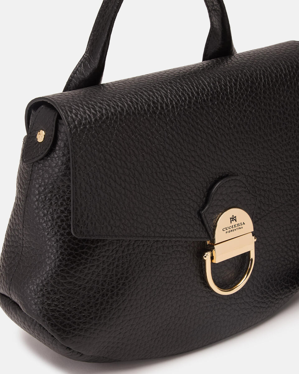 SMALL FLAP BAG Black  - Messenger Bags - Women's Bags - Bags - Cuoieria Fiorentina