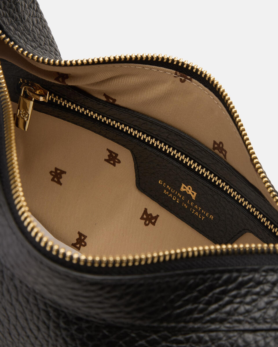 LARGE HOBO Black  - Shoulder Bags - Women's Bags - Bags - Cuoieria Fiorentina